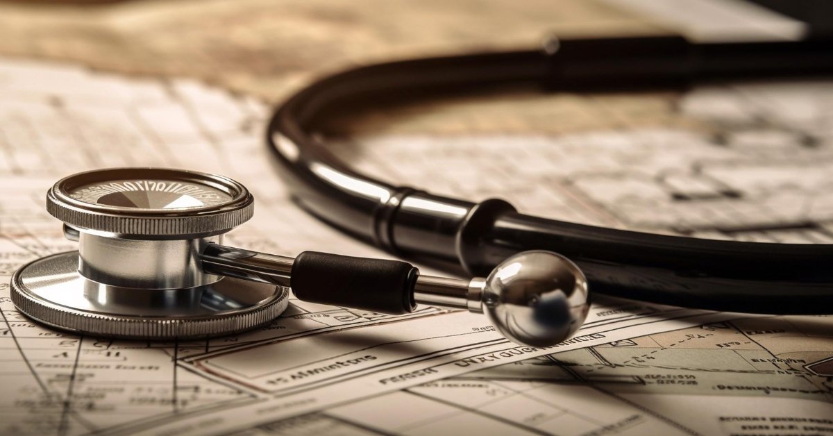 Cardiologist instruments used for healthcare data analytics.