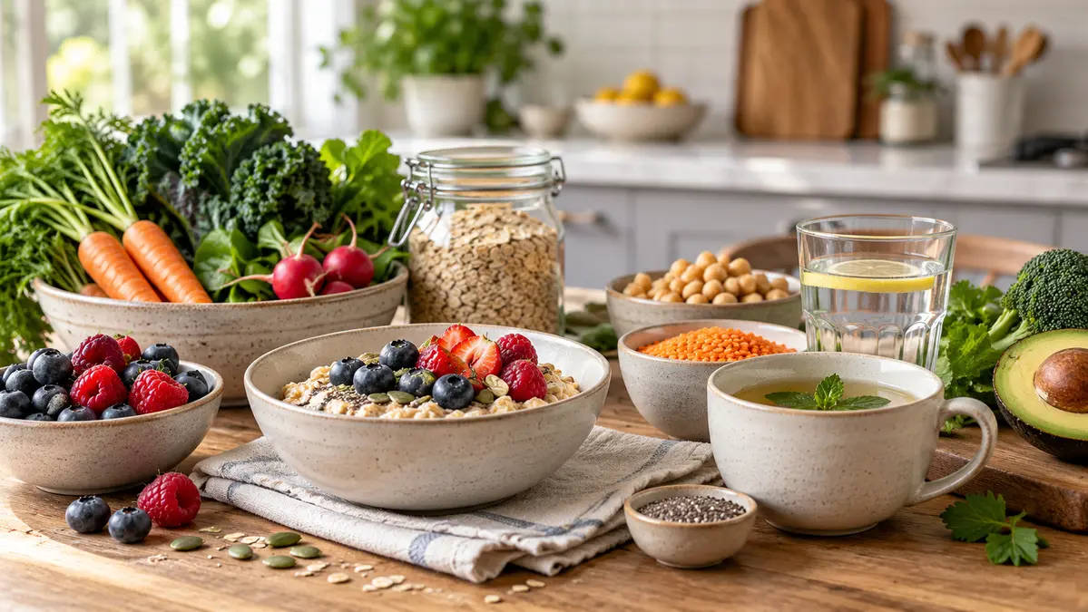 Gut health healthy lifestyle foods