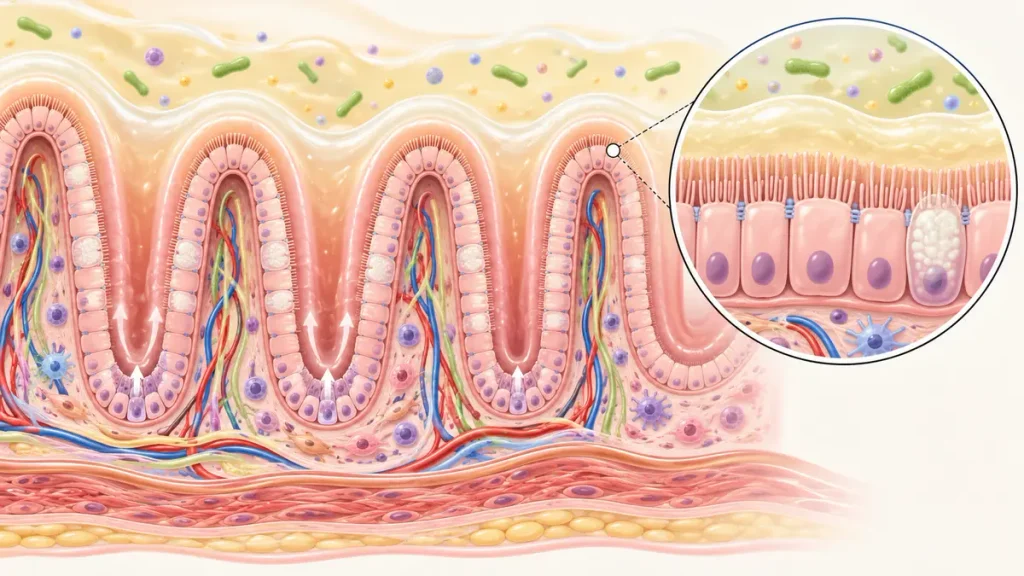 Gut health intestinal barrier repair