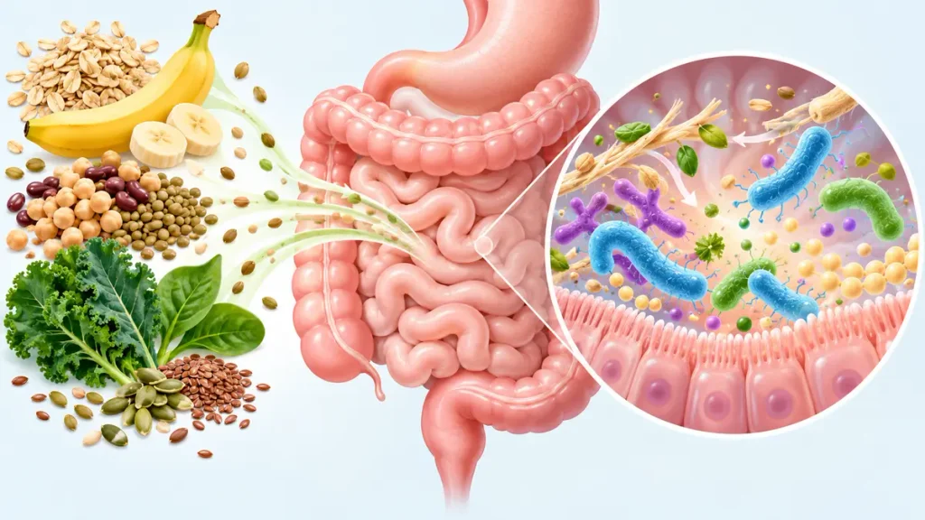 Gut health probiotics and prebiotics